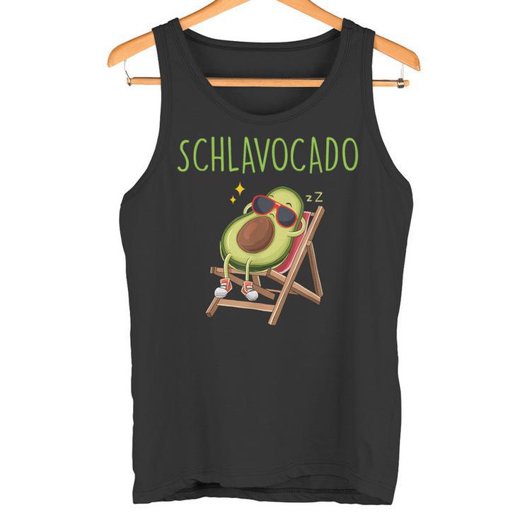 Schlavocado Avocado Sleep Pyjamas Sleeping Tank Top