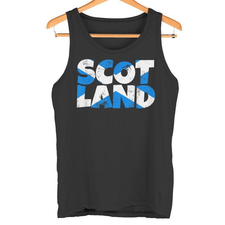 Scotland Flags Scotland Tank Top