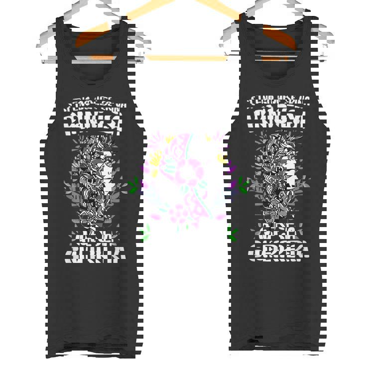 Si Tengo Que Ser Una Princesa Que Sea Guerrera 8 Marzo Camiseta Camiseta sin mangas