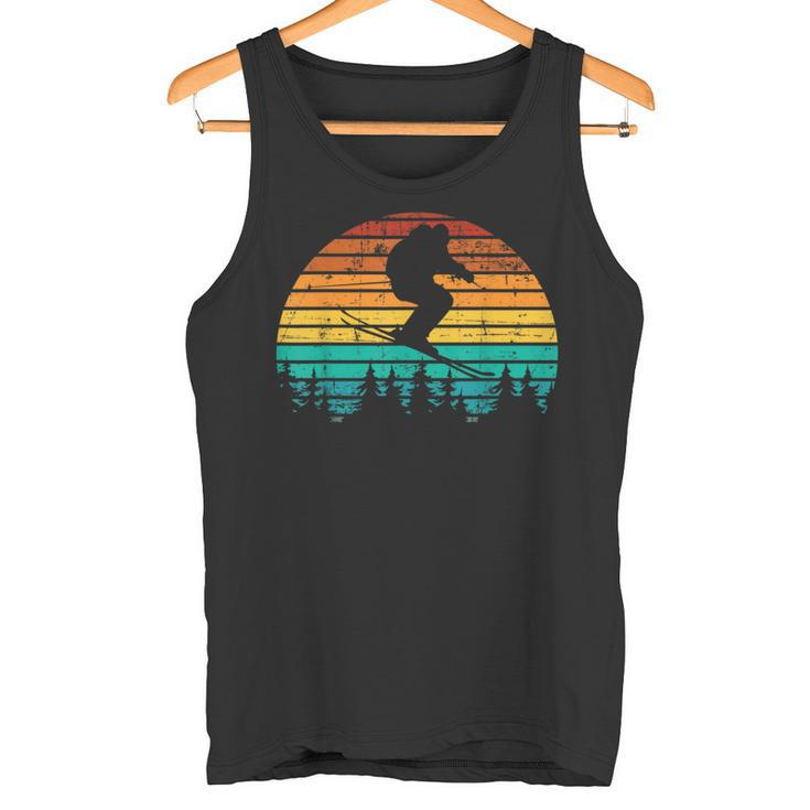 Skierintage Forest Skiing Tank Top