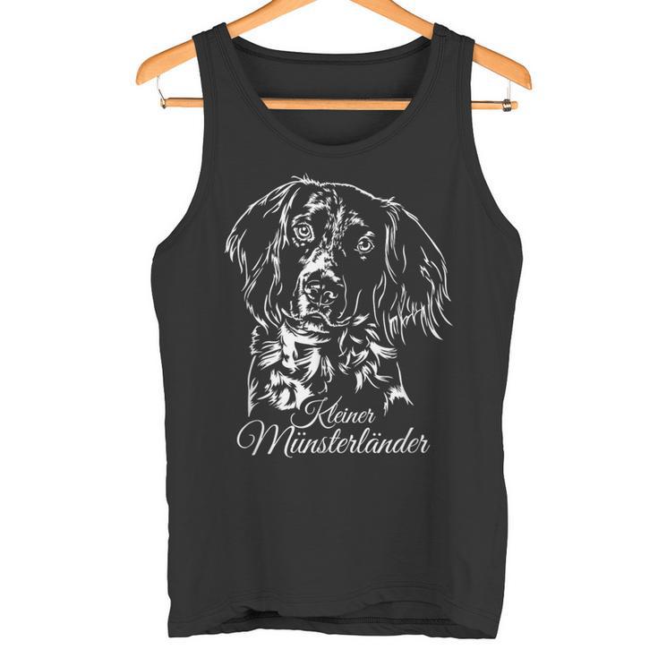 Small Münsterländer Dog Portrait Hunting Dog Tank Top