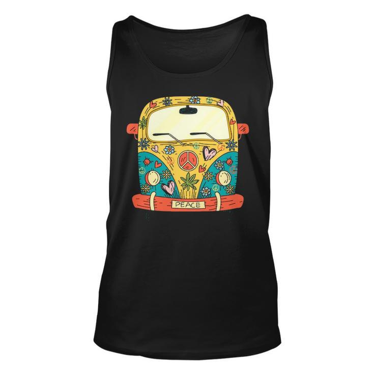 Surf Camping Bus Model Love Retro Peace Hippie Surfing S Tank Top
