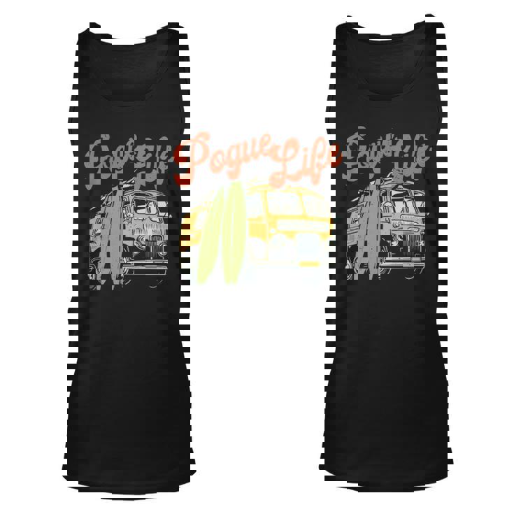 Surfer Van Pogue Life Outer Banks Vintage Beach Surfer Tank Top