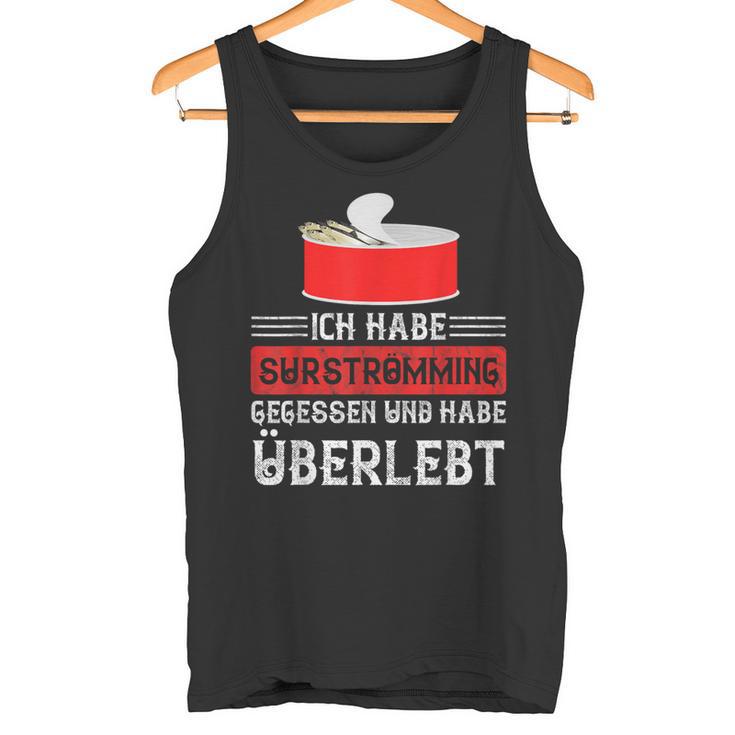 Surströmming Sweden Hering Survivor S Tank Top