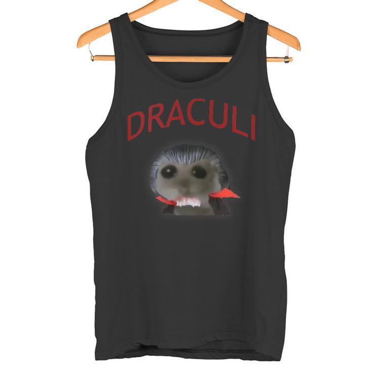 Trauriger Hamster Sad Hamster Hamstie Hamsty Hamsti Draculi Tank Top