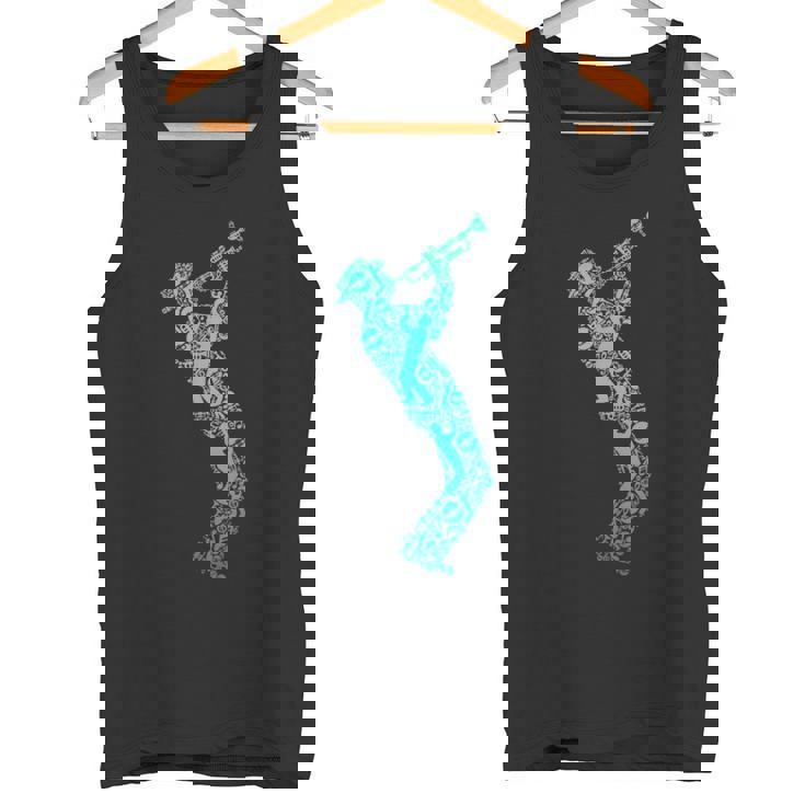 Trompeta Trompetero Hombre Niño Camiseta sin mangas