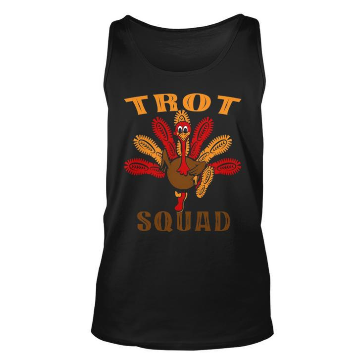 Trot Squad Thanksgiving Turkey Trot 5K Running Marathon Tank Top