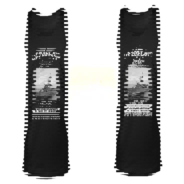 Uss Albert David Ff 1050 De Tank Top