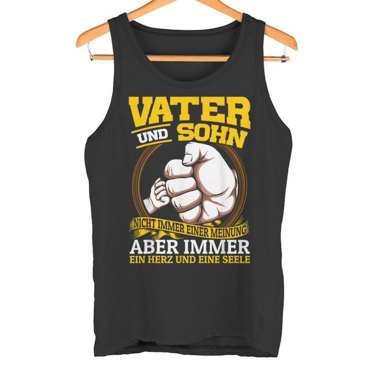 Vater & Sohn Nicht Immer Einer Minung Aber Father & Tank Top