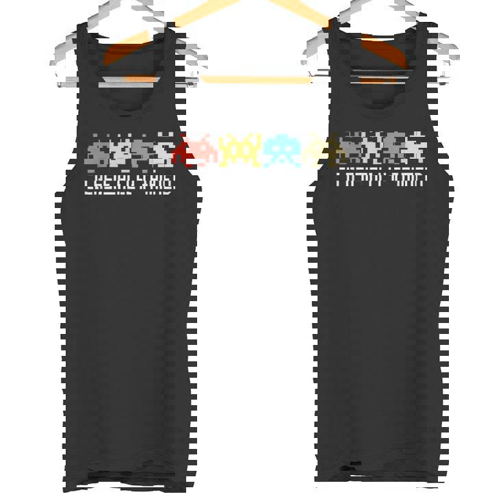 Videojuegosintage Retro Gaming Arcade 80S Camiseta sin mangas