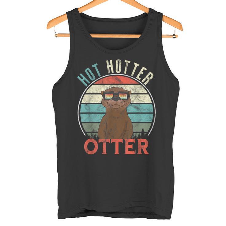 Vintage Hot Hotter Otter Retro Otterliebe Tank Top