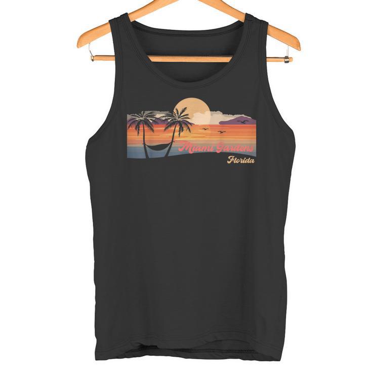 Vintage Miami Gardens Florida Beach Tank Top