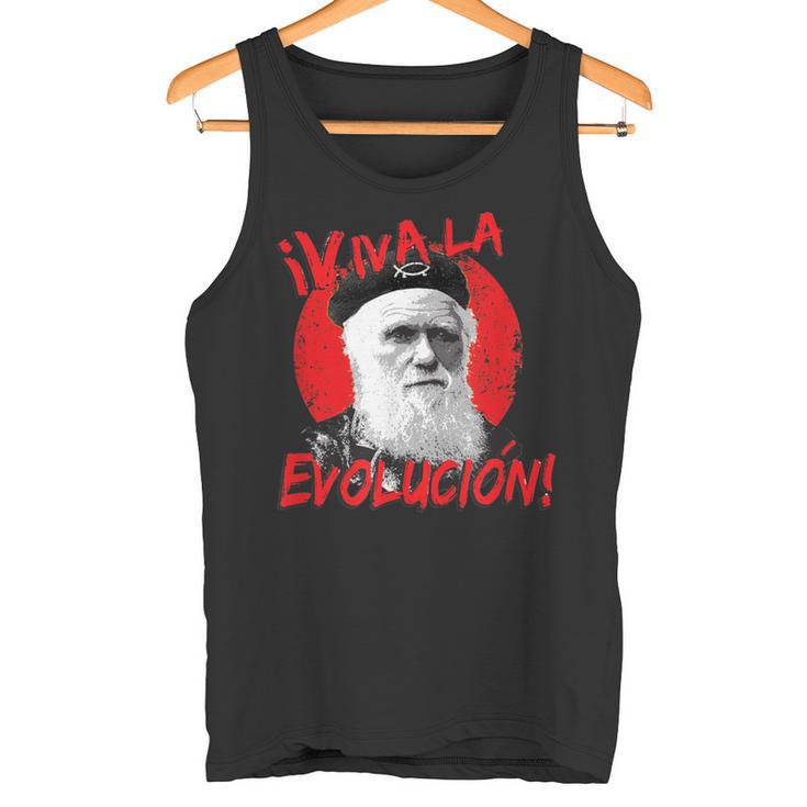 Viva La Evolución Darwin Camiseta sin mangas