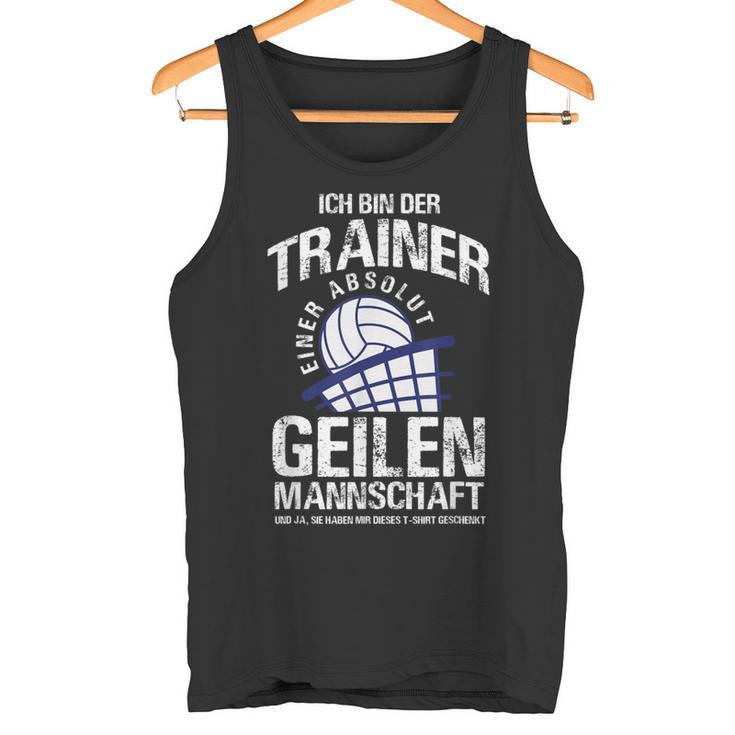 Volleyball Trainer Coacholleyball Team Tank Top