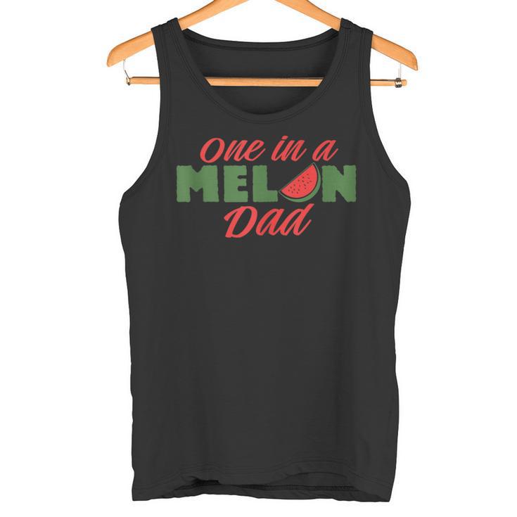 Wassermelonen Papa Papasateräter Melonen Tank Top