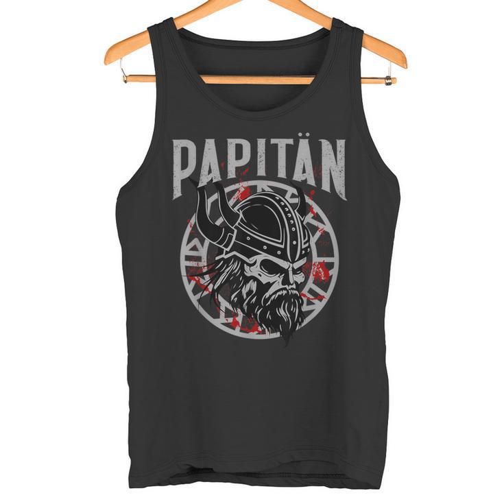 Wikinger Papa Herrenatertagater Geburtstag Tank Top