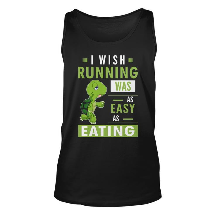 I Wish Running Was As Easy As Eating Tank Top