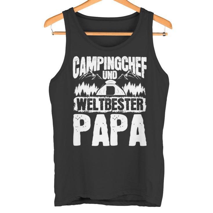 Wohnwagen Campingurlaub Bester Papaatertag Campen Tank Top