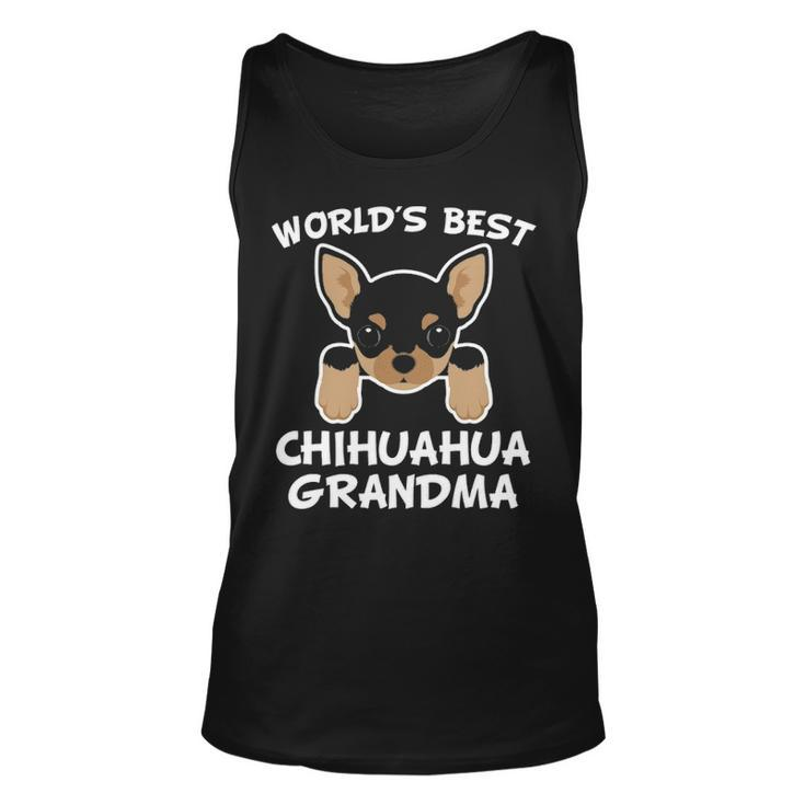 World's Best Chihuahua Grandma Dog Granddog Tank Top