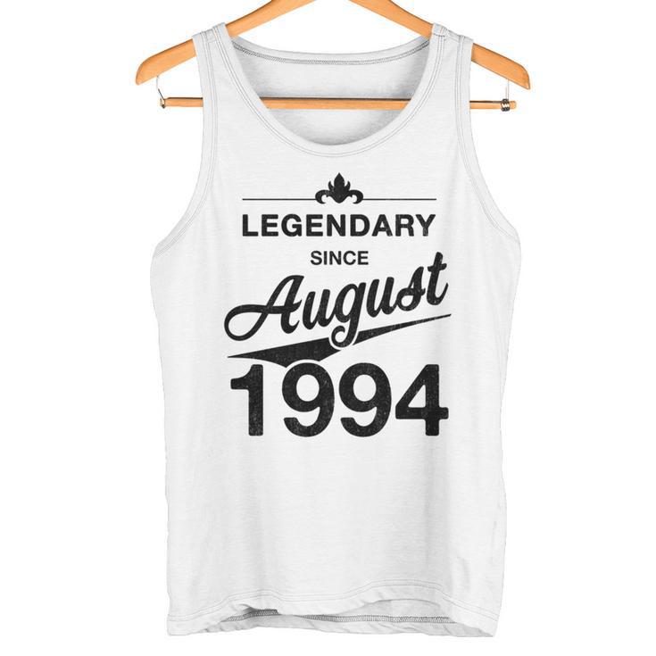 30 Geburtstag 30 Jahre Alt Legendär Seit August 1994 Tank Top