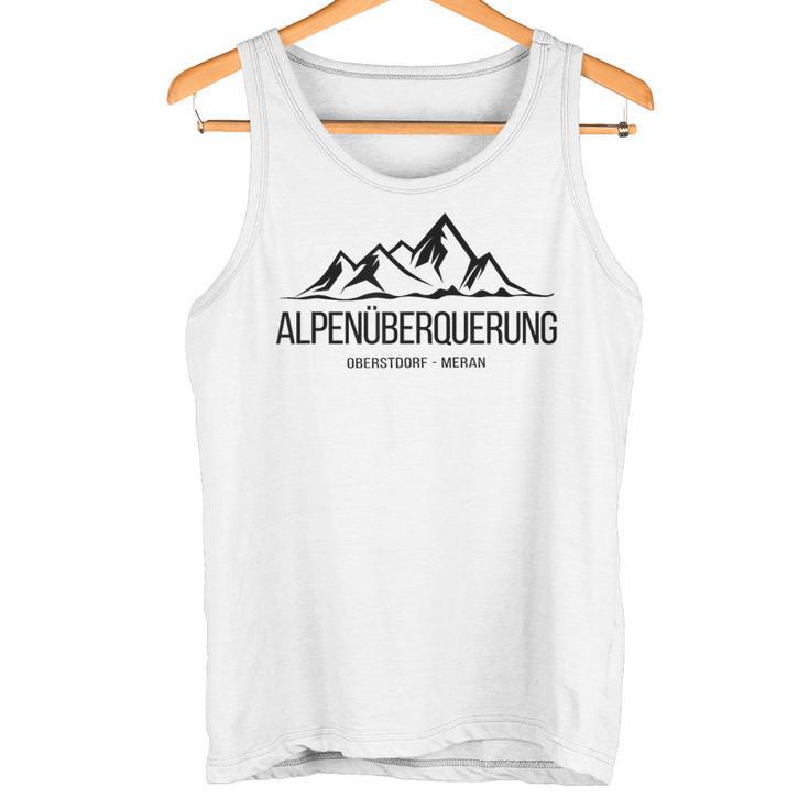 Alpenüberquung Oberstdorf Meran E5 Idea Tank Top