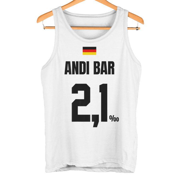 Andi Bar Sauftrikot X Malle Party Trikot Deutschland Tank Top