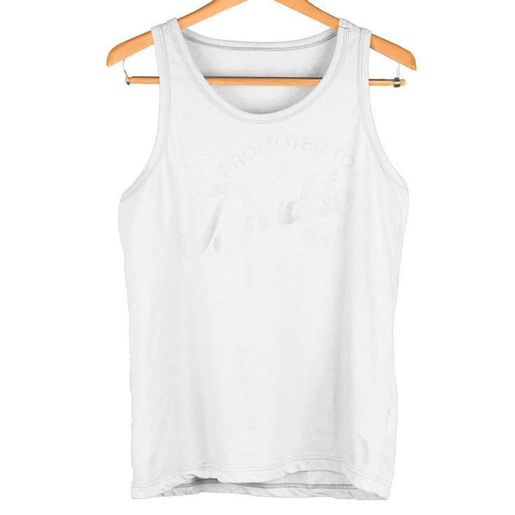 Befördert Zu Papa Niedlich Werdende Papa Schwangerschaft Ankündigung Raglan Tank Top