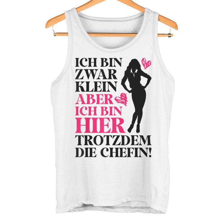 Beste Chefin Hier Tank Top