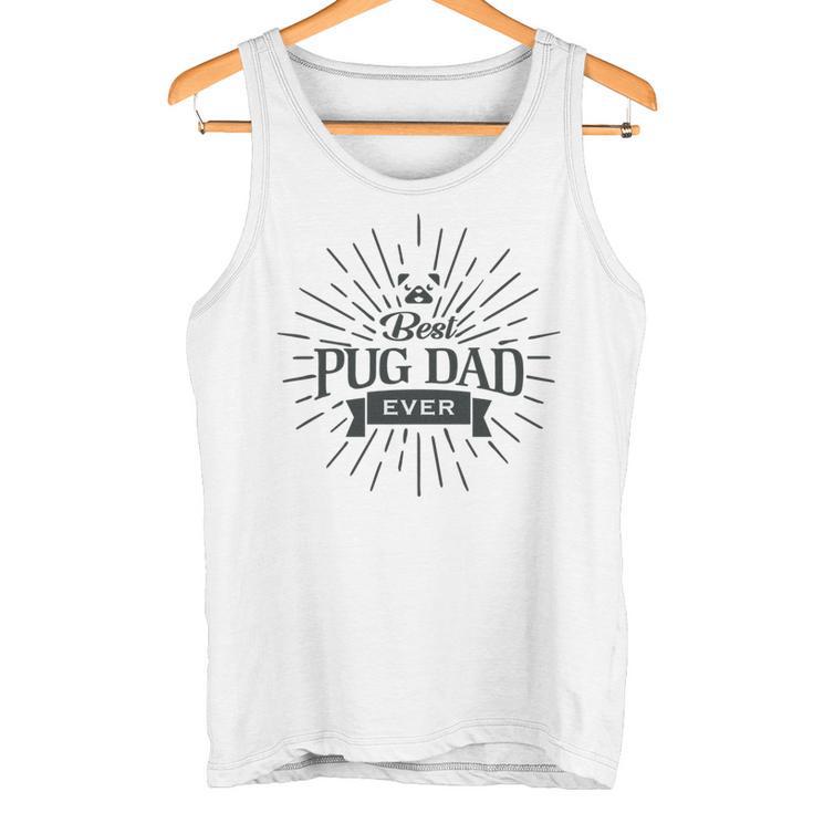 Bester Mops Papa Aller Zeiten Pets Dog Puppy Gray S Tank Top