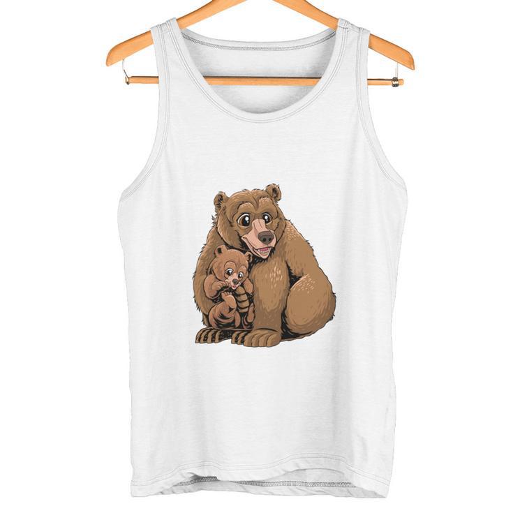 Bester Papa Der Weltatertagater Bär Tank Top