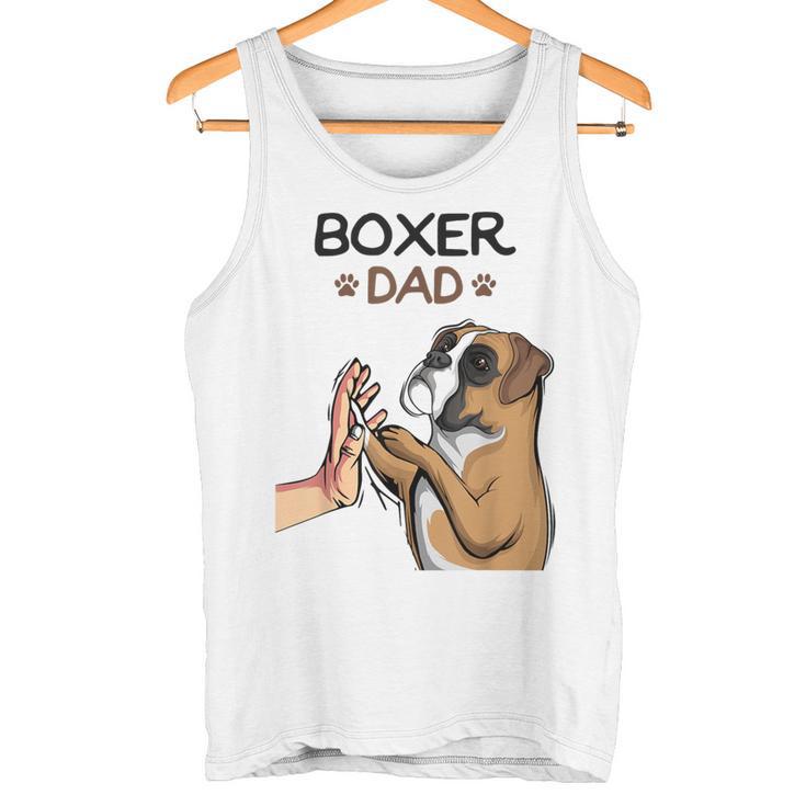 Boxer Dog Papa Tank Top