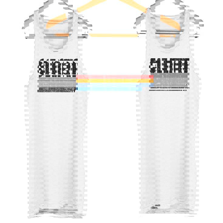Calimera Italia Retro 70S 80S Style Manga Larga Camiseta sin mangas