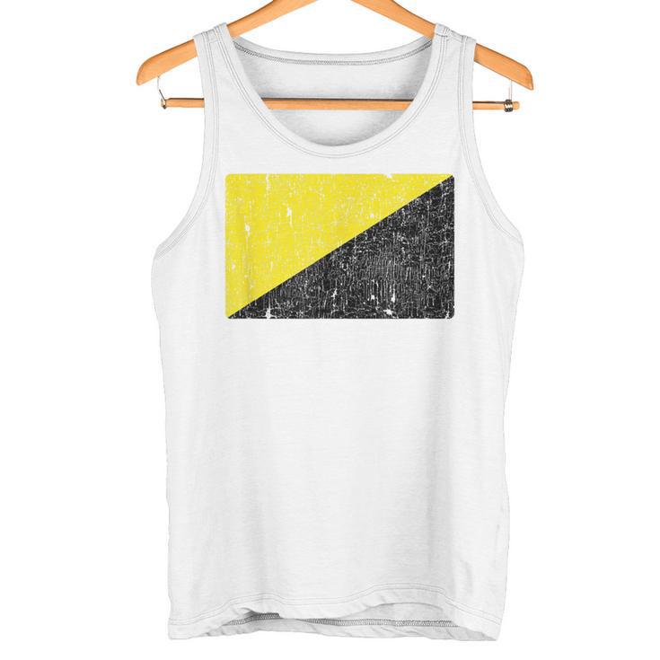 Camisa Anarcho Capitalista Anarcho Bandera Anarco-Capitalista Camiseta sin mangas