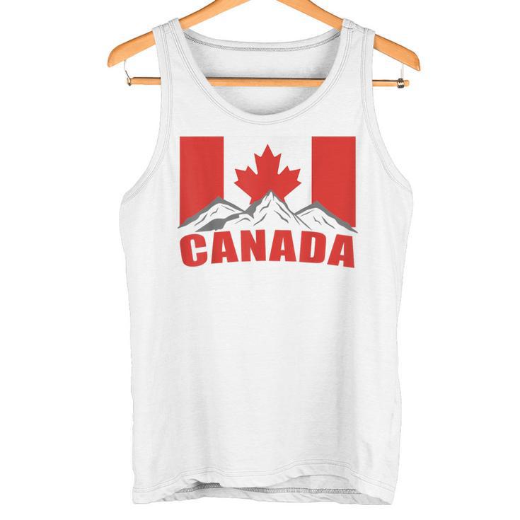 Canadian Canada Flag Excavator Tank Top