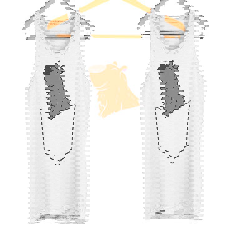 Capibara Lindo Capibara Divertido Camiseta sin mangas