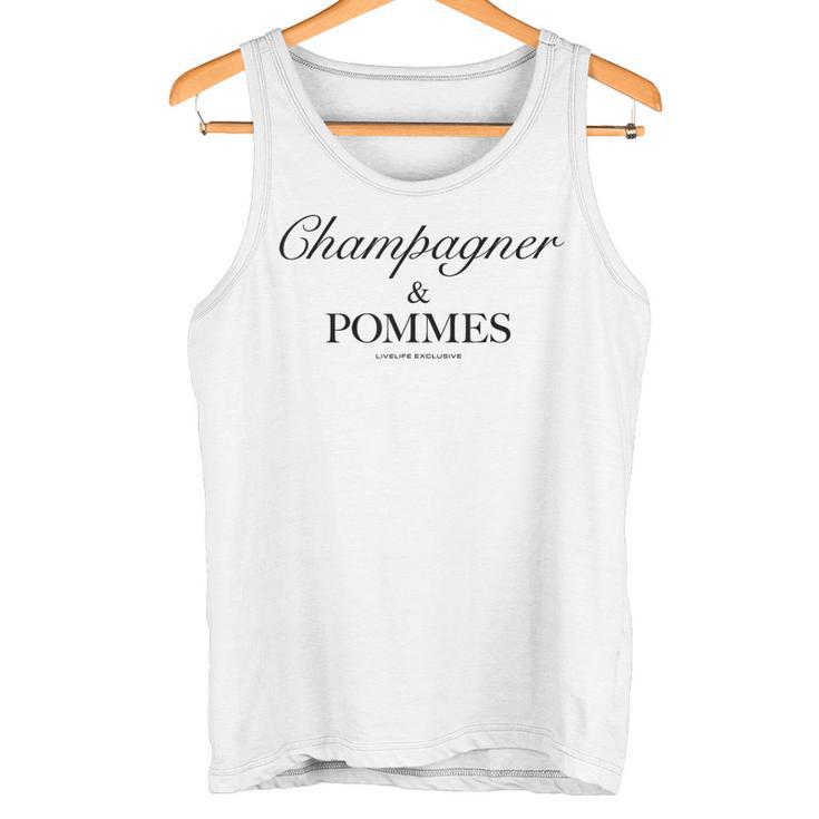 Champagner & Pommes X Livelife Liebe Champagne Frites Love Tank Top