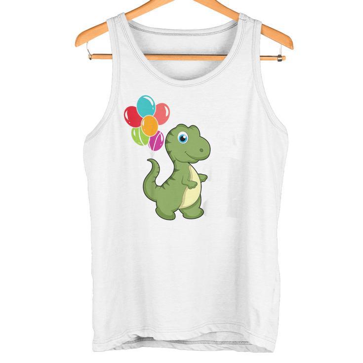 Children's 2Nd Birthday Ich Bin Schon 2 Jahre Dinosaur Tank Top