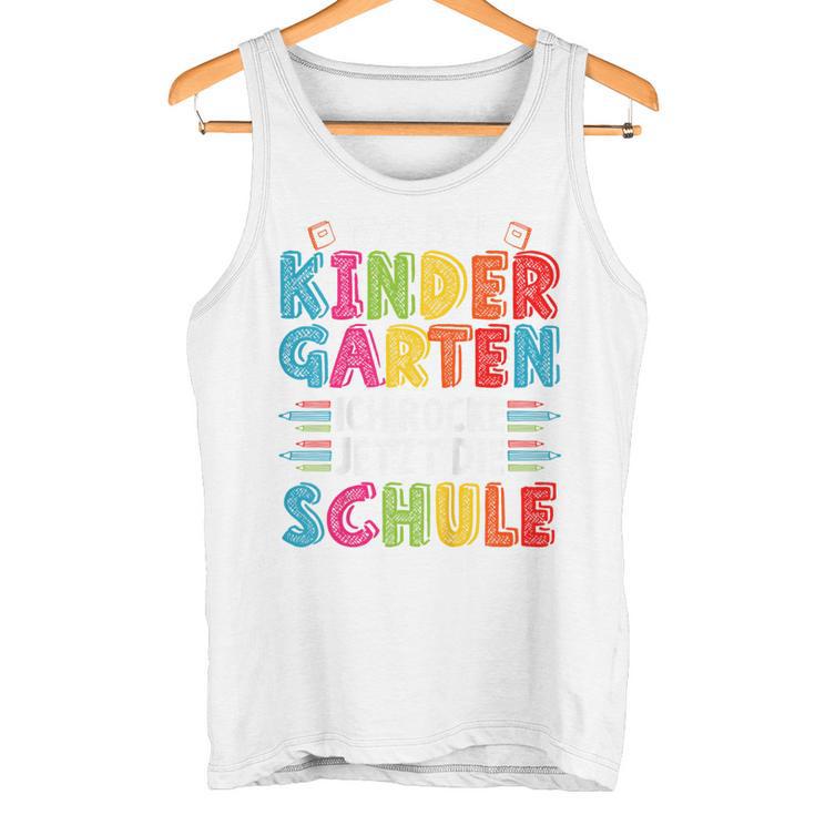 Children's Bye Bye Tschüss Kindergarten Ich Rocke Jetzt Die Schule Tank Top