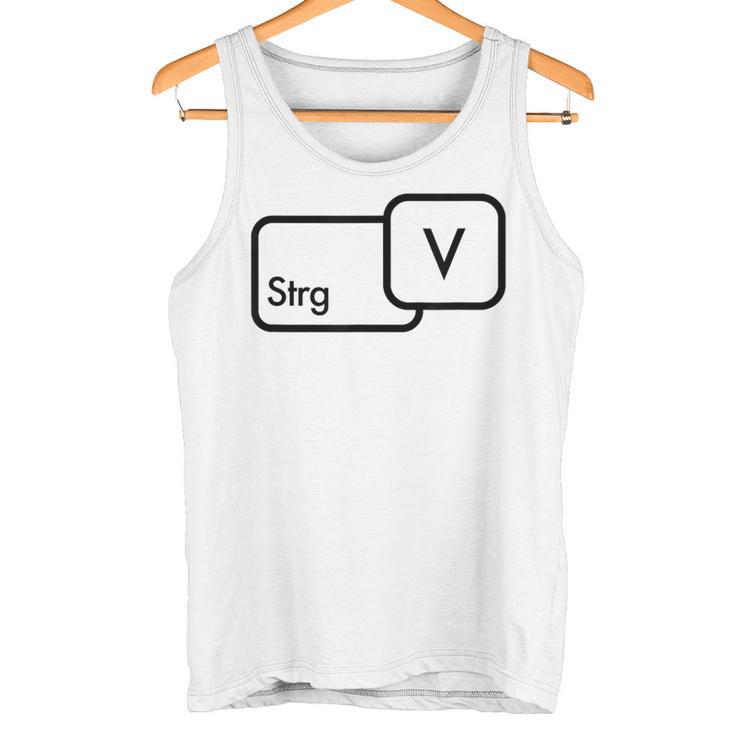 CtrlV Copy Paste Partner Look Tank Top