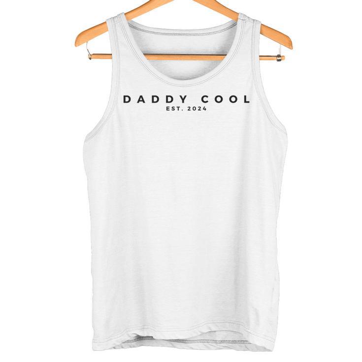 Daddy Cool Est 2024 Für Papaatertag Weihnachten Raglan Tank Top