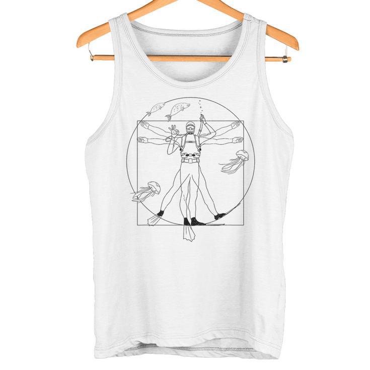 Diver Diving Snorkelling Fun Diving Tank Top