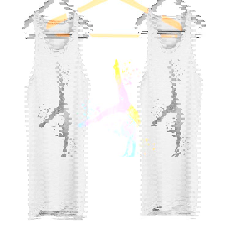 Gimnasta Con Piso Niñas Niños Gimnasia Rítmica Camiseta sin mangas