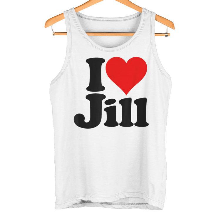 Ich Liebe Den Namen Jill In Herz Auf Einem Tank Top