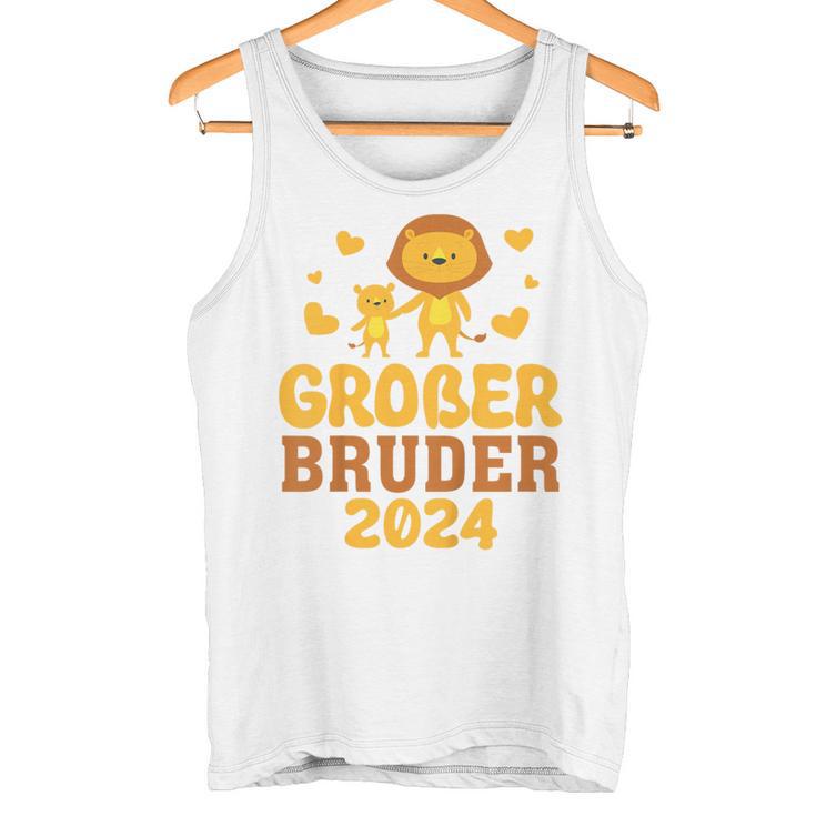 Kinder Ich Werde Ein Großer Bruder 2024 Lion Big Brother 2024 Tank Top