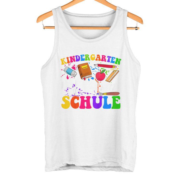 Kinder Mach's Gut Kindergarten Ich Rocke Jetzt Die Schule Tank Top