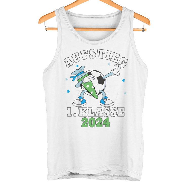 Kinder Schulkind 2024 Einschulung Erste Klasse Fußball Jungen Tank Top