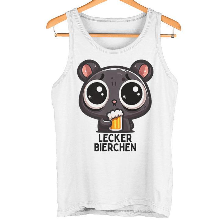 Lecker Bierchen Sad Hamster Meme Tank Top