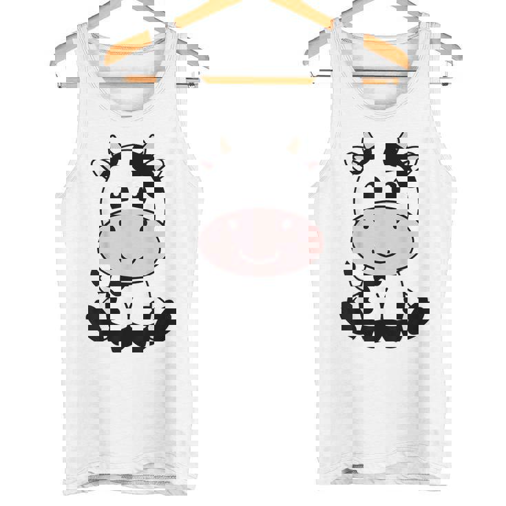 Lindo Animal Deaca Blanco Negro Con Estampado Deaca Kawaii Camiseta sin mangas
