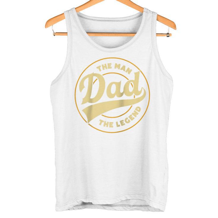 Lustiger Lustigeratertag Papa Pops Daddy Da Raglan Tank Top