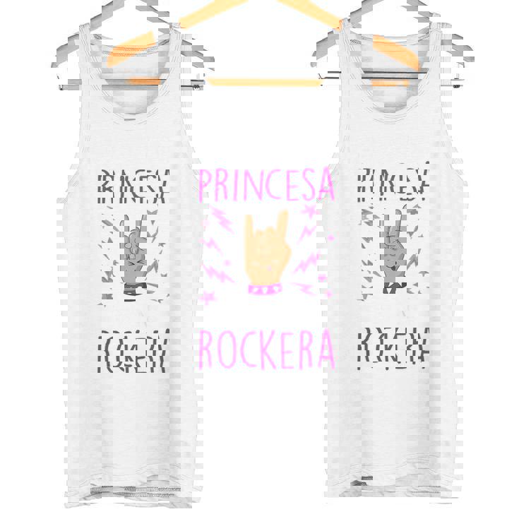 Niños No Soy Una Princesa Soy Una Rockera Camiseta sin mangas